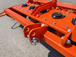 grada rotativa con rodillo kr 120r para tractor