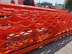 grada rotativa con rodillo kr 120r para tractor
