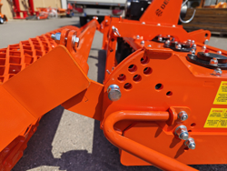 grada rotativa con rodillo kr 120r para tractor