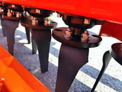 grada rotativa con rodillo kr 160r para tractor