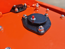 grada rotativa con rodillo kr 210r para tractor