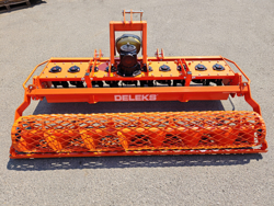 grada rotativa con rodillo kr 210r para tractor