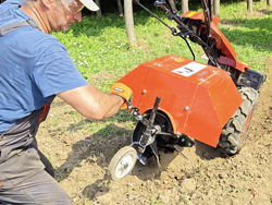 arado giratorio doble para motocultor