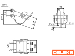 cuchara para miniexcavadora 200