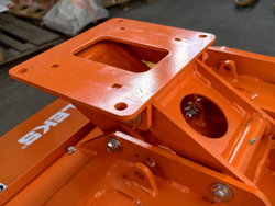 cortador hidráulico de zarzas para mini excavadora arj 80