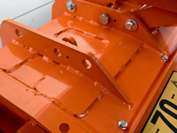cortador hidráulico de zarzas para mini excavadora arj 80