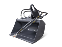 cazo orientable limpieza escarpadas para miniexcavadora s100 600s30