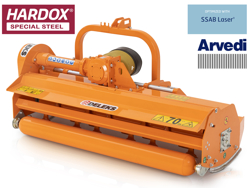 desbrozadora de martillos leopard 160 sp para tractor 40 70cv