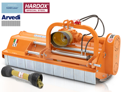 desbrozadora de martillos con desplazamiento hidráulico leopard 160 sph