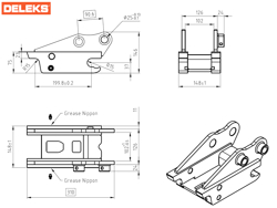 enganche rapido para miniexcavadora s30