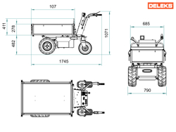 carretilla electrica xe500hel