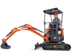 mini excavadora 1.8 ton s180
