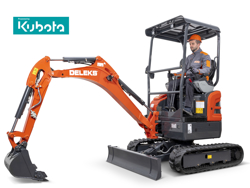 mini excavadora 1.8 ton s180