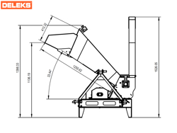 trituradora de ramas dk1000