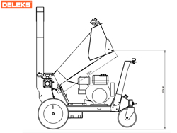 trituradora de ramas dk1000e