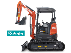 mini excavadora 2.7 ton s280 kubota