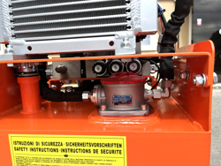 trituradora de brazo para tractor con cabezal de corte mod merlo