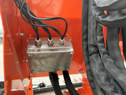 trituradora de brazo para tractor con cabezal de corte mod merlo