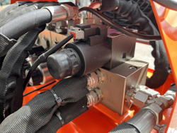 trituradora de brazo para tractor con cabezal de corte mod merlo