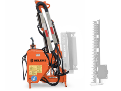 trituradora de brazo para tractor con cabezal de corte mod airone