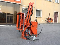 trituradora de brazo para tractor con cabezal de corte mod airone