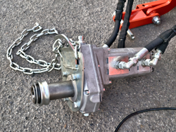 trituradora de brazo para tractor con cabezal de corte mod airone