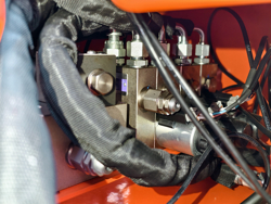 trituradora de brazo para tractor con cabezal de corte mod airone