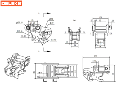 enganche rapido para miniexcavadora