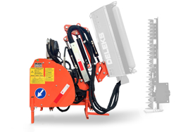 trituradora de brazo para tractor con cabezal de corte mod merlo