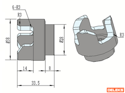 rotovator para motocultor 100cm