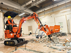 mini excavadora 1.1ton e110