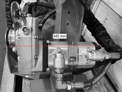 recortadora de brazo hidraulica cortasetos para tractor mod falco