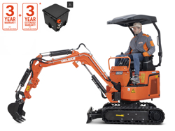 mini excavadora 1.1ton e110