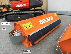 cortador hidráulico de zarzas para mini excavadora ar 60