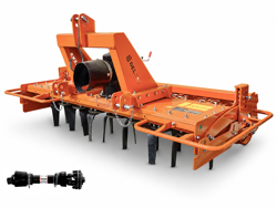 grada rotativa con rodillo kr 210h para tractor