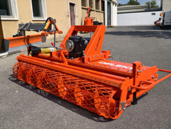 grada rotativa con rodillo kr 210h para tractor