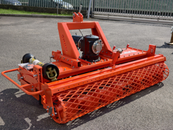 grada rotativa con rodillo kr 210h para tractor