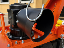 grada rotativa con rodillo kr 210h para tractor