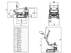minidumper kubota m8000